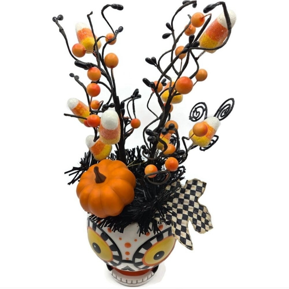 NWT MacKenzie-Childs Halloween Boo Arrangement - Picture 3 of 7